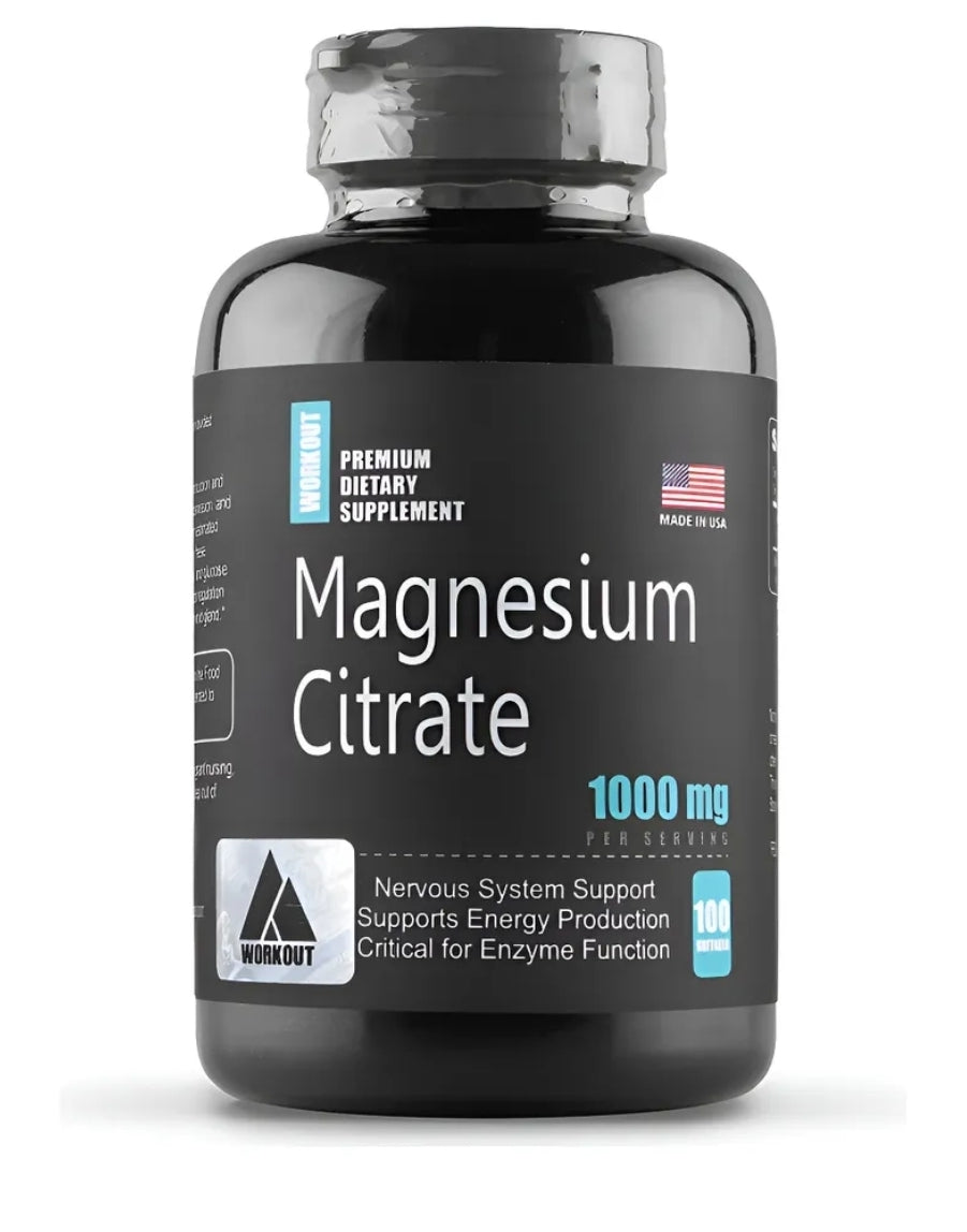 CITRATO DE MAGNESIO-WORKOUT 100 CÁPSULAS