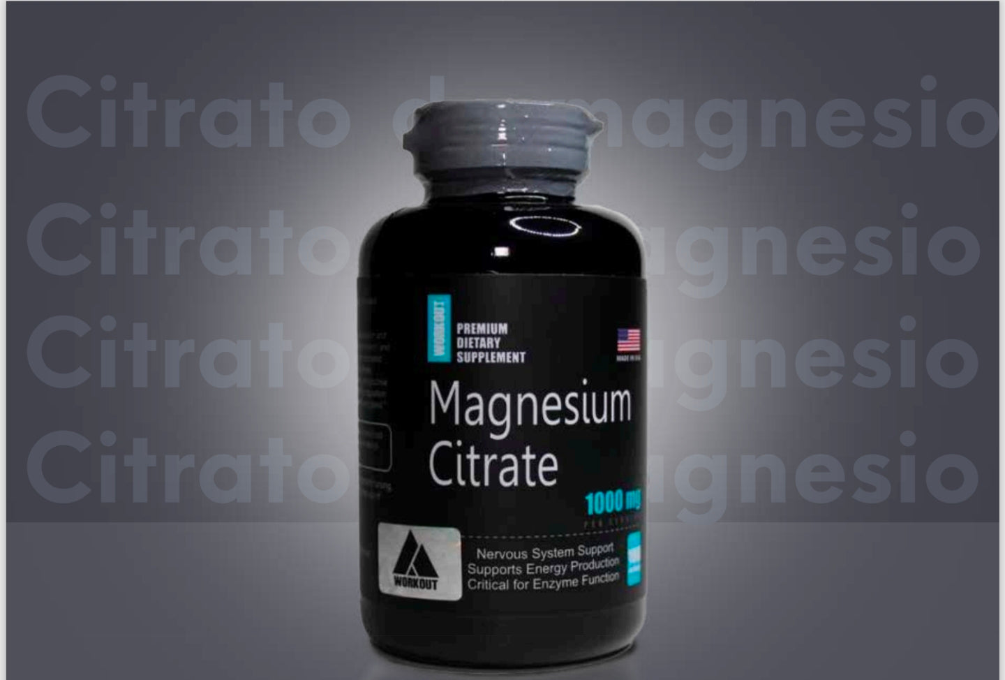 CITRATO DE MAGNESIO-WORKOUT 100 CÁPSULAS