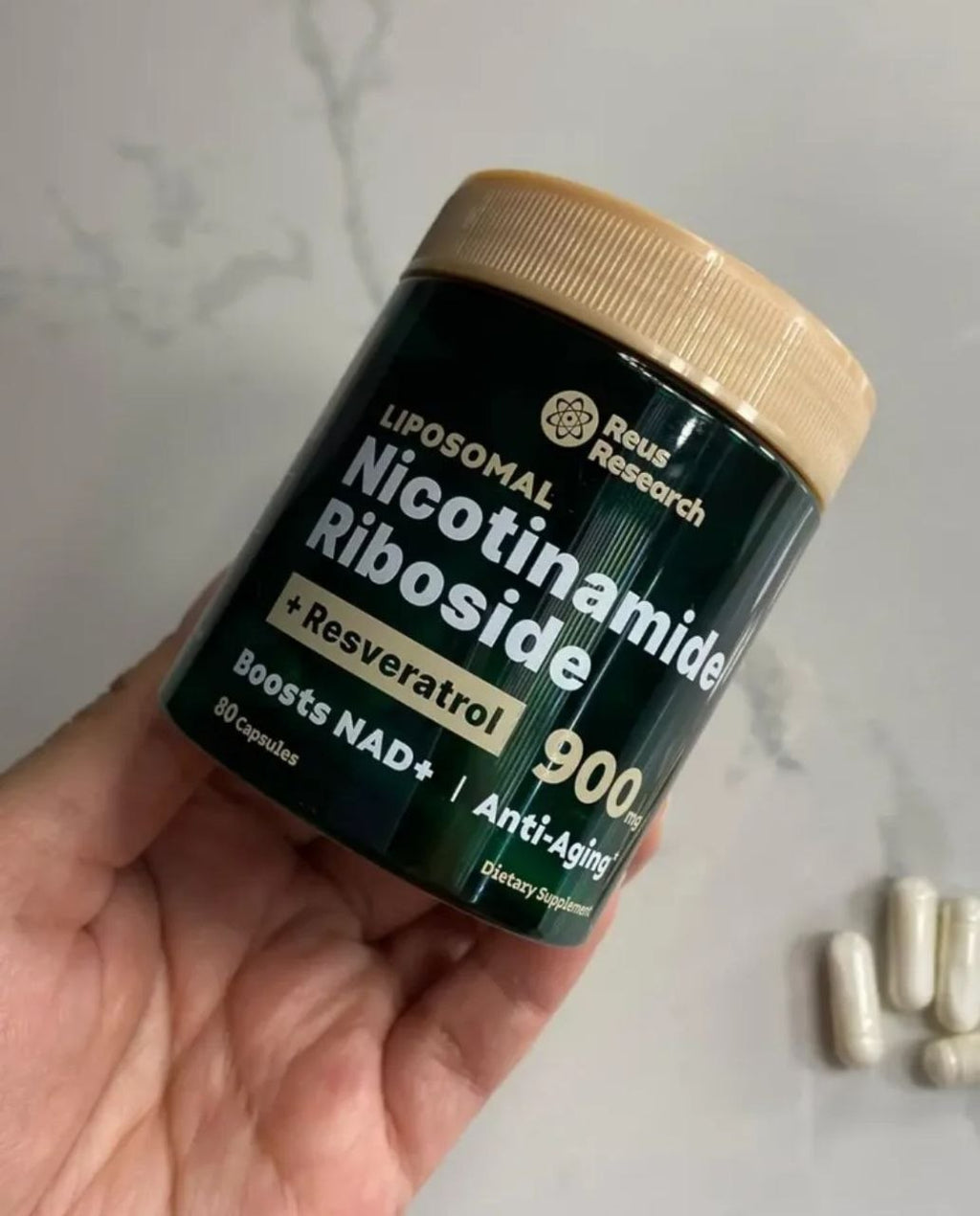 NAD + RESVERATROL NICOTAMIDE RIBOSIDE X