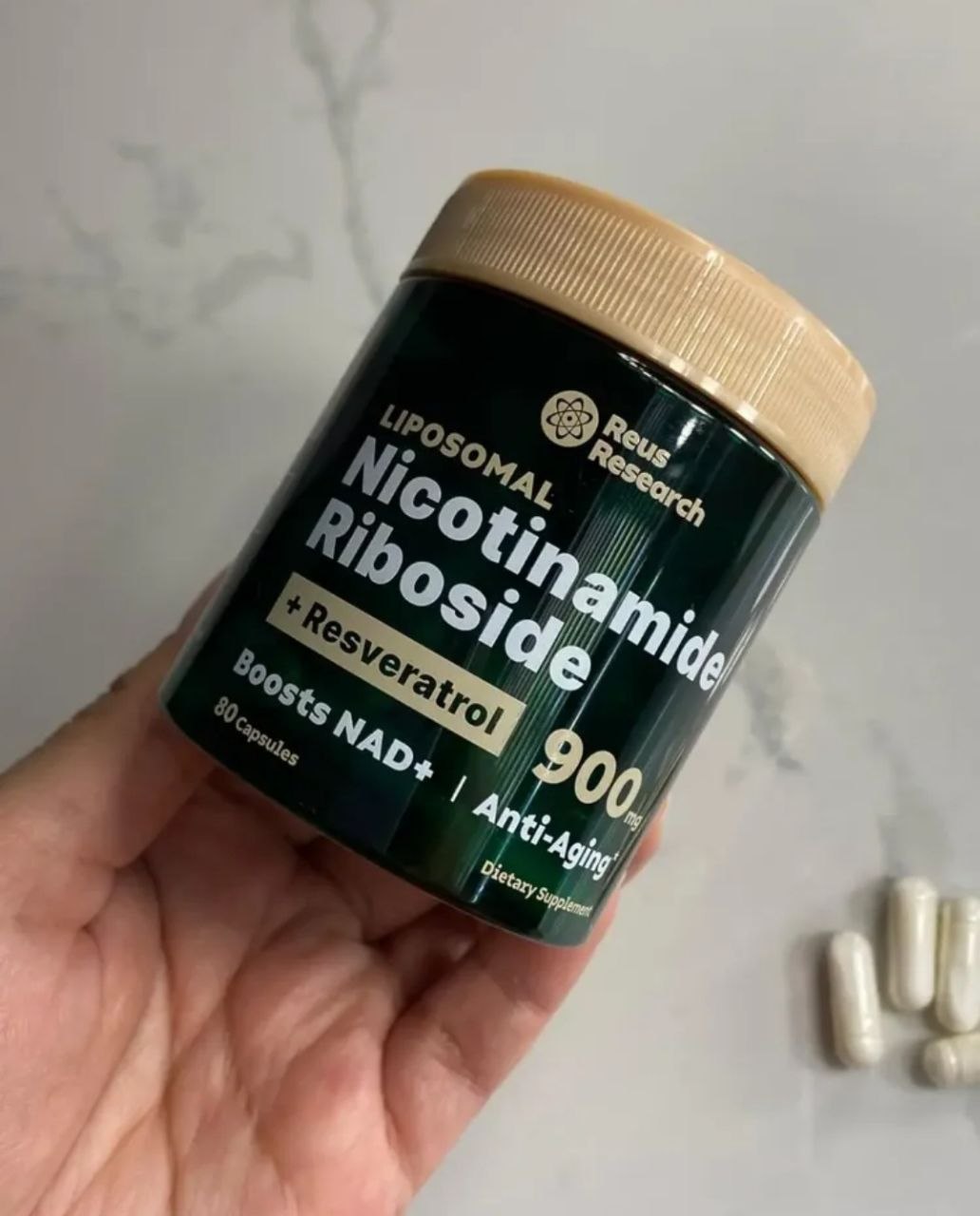 NAD + RESVERATROL NICOTAMIDE RIBOSIDE X