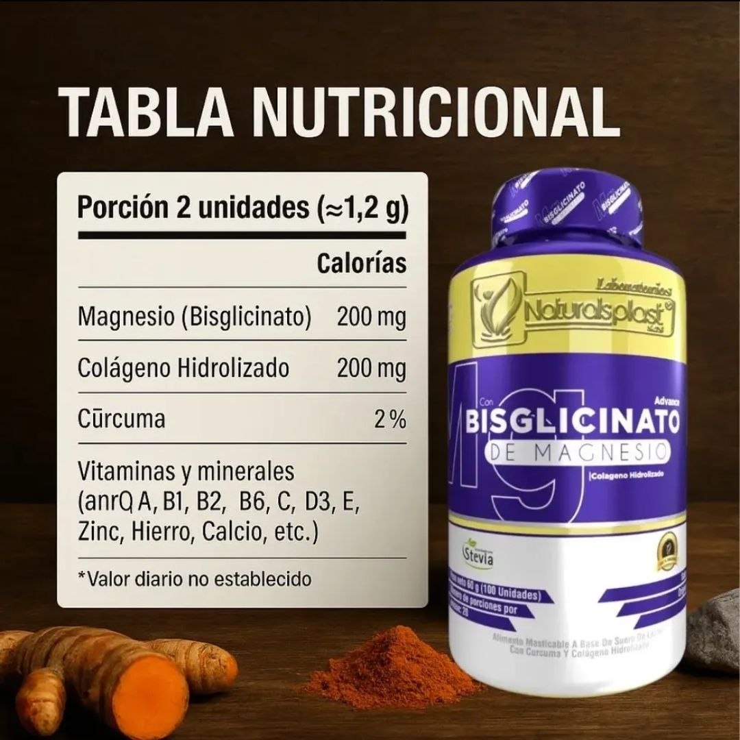 Bisglicinato de Magnesio 100 Cap X2