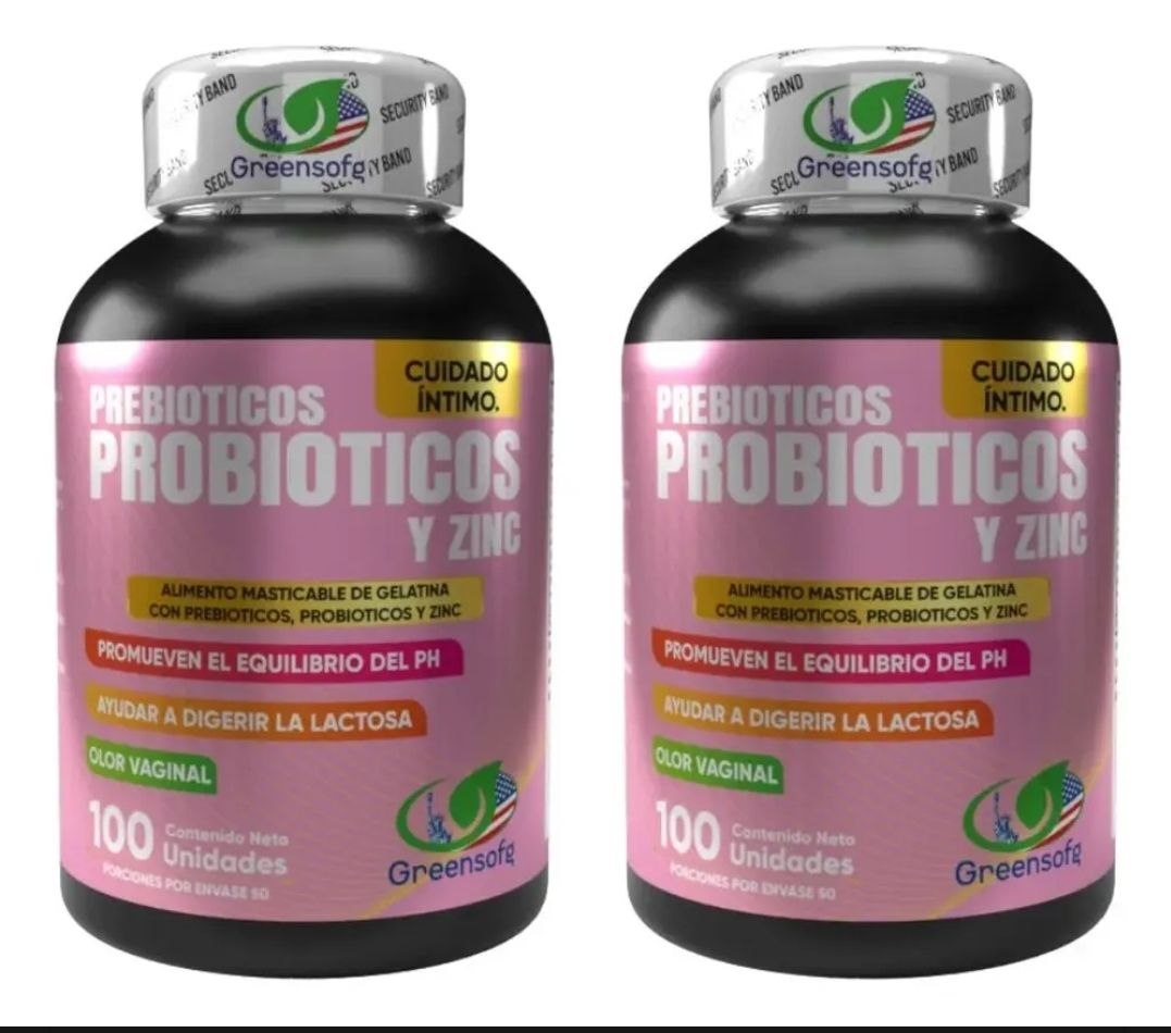 PROBIÓTICOS-PREBIÓTICOS + ZINC X 2 UNID.