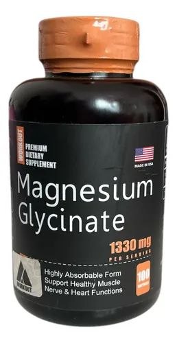 Glicinato de magnesio 100 Cápsulas