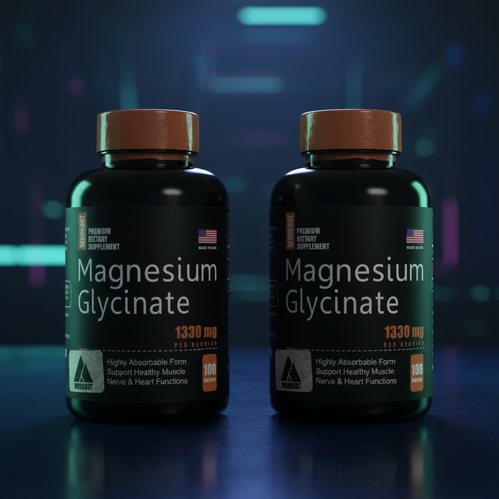 GLICINATO DE MAGNESIO WORKOUT PREMIUM 100 CÁPSULAS X2 UNID.